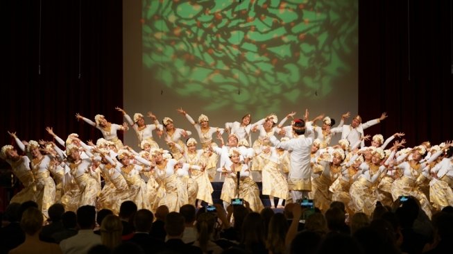 Penampilan memukau The Resonanz Children’s Choir di European Grand Prix (EGP) for Choral Singing yang berlangsung di Maribor, Slovenia. (istimewa)