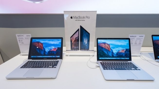 Ilustrasi Macbook Pro. [Shutterstock]