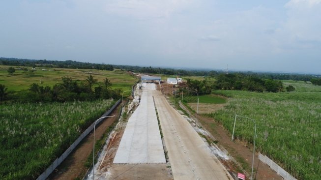 Exit Tol Tlatar, Mojosongo, Boyolali, bagian dari Jalan Tol Salatiga - Solo. [Foto Djoko Setijowarno]