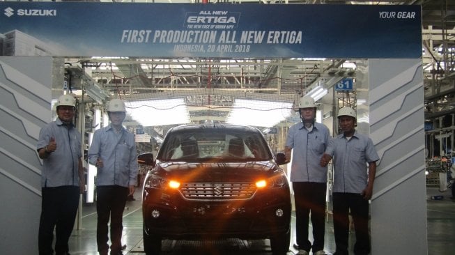 Suzuki Mulai Produksi All New Ertiga Pertama