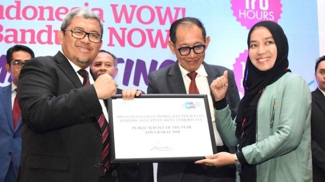 Gubernur Jabar, Ahmad Heryawan (Aher) dalam Seminar Indonesia Marketeers Festival 2018, di Grand Mercure Hotel, Jalan Setiabudi, Bandung, Kamis (19/4/2018). (Sumber: Istimewa)