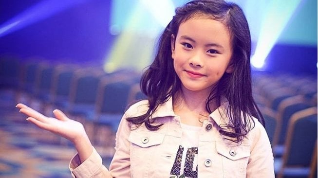 Bahagianya Penyanyi Cilik Clarice Cutie Bertemu Presiden Jokowi