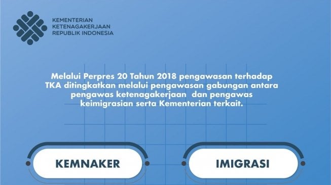 Perpres TKA Jokowi. [Dok Kementerian Ketenagakerjaan]5