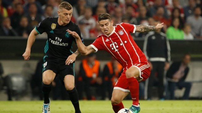 Gelandang serang Bayern Munich, James Rodriguez (AFP/Odd Andersen)