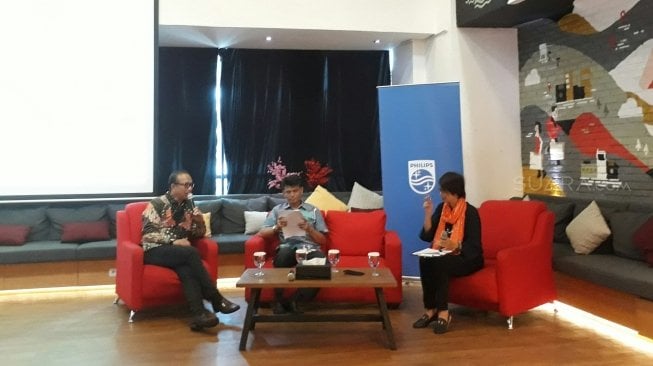 Peluncuran inovasi di bidang kesehatan, Telehealth dari Philips di Jakarta. (Suara.com/Firsta Nodia)