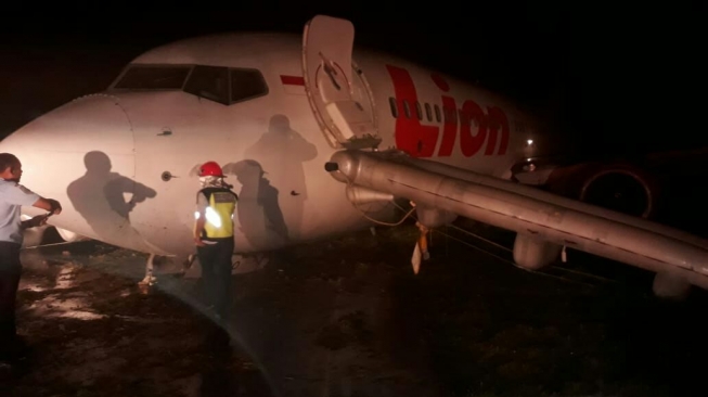 Cerita Penumpang Lion Air yang Tergelincir di Gorontalo