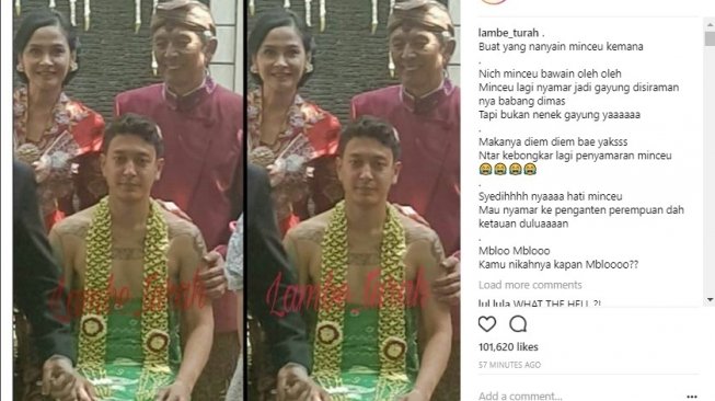 Dimas Anggara lakukan siraman, segera nikah dengan Nadine Chandrawinata? (Instagram)