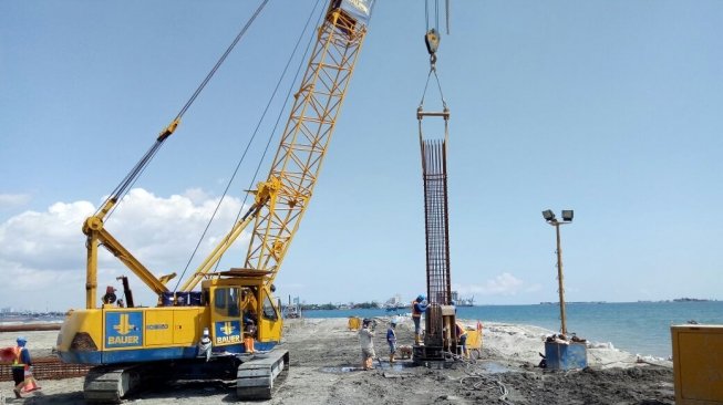 Pelabuhan Makassar New Port di Makassar, Sulawesi Selatan. [Dok KSP]