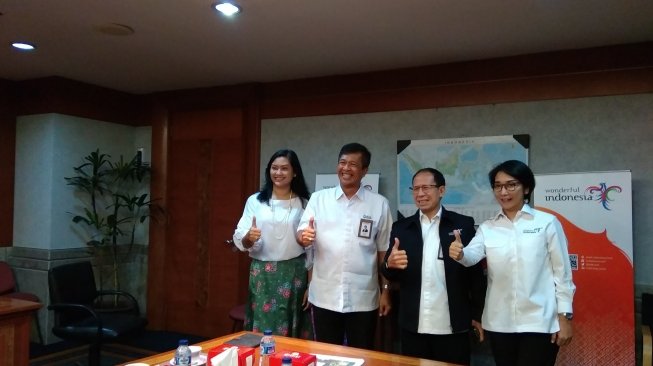 Indonesia Tourism Development Corporation Menggelar Bali Blues Festival. (Suara.com/Firsta Putri Nodia)