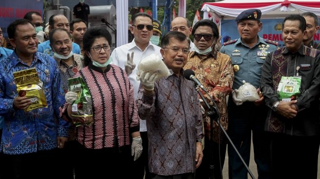 Yang diungkap oleh Bareskrim Polri, BNN, TNI AL, dan Ditjen Bea Cukai. 