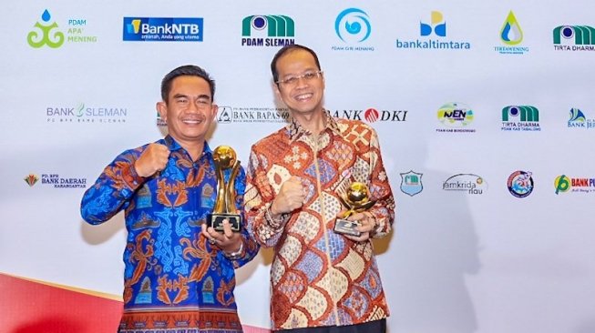 Penyerahan penghargaan kepada Bank BJB,  di Ballroom Balai Kartini, Jakarta, Kamis (3/5/2018). (Sumber: Istimewa)