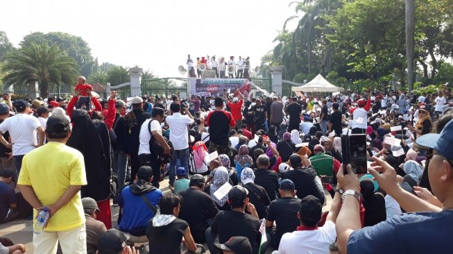 Pendukung #2019GantiPresiden Deklarasi di Monas