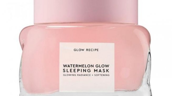 Masker berbahan semangka. (Glow Recipe)