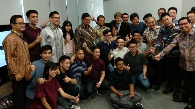 Peresmian Apple Developer Academy di BSD, Senin (7/5/2018). [Suara.com/Aditya Gema Pratomo]