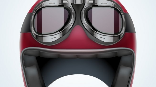 Ilustrasi helm. [Shutterstock]