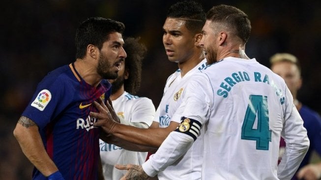 Suarez Kesakitan Pemain Madrid Ogah Berhenti, Ini Alasan Ramos