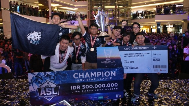 EVOS AOV Menang "AOV Star League 2018"