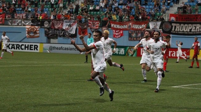 Persija Jakarta menghadapi Home United di leg pertama semifinal Piala AFC zona Asia Tenggara, Selasa (8/5/2018) (dok. Media Persija)