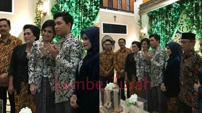 Acara lamaran Rizal Armada dengan Monica Imas (Instagram)