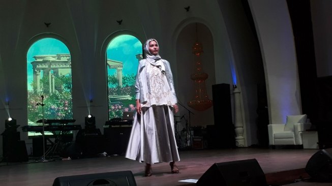 Koleksi Ramadan dari Ria Miranda. (Suara.com/Dinda Rachmawaty)