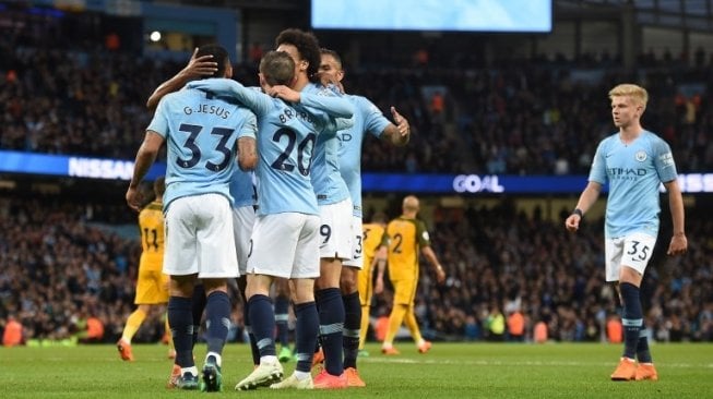 97 Poin dan 105 Gol, Manchester City Pecahkan Rekor Liga Inggris