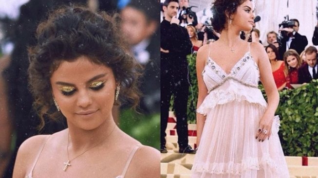 Bencana Busana dan Riasan Selena Gomez di Met Gala 2018