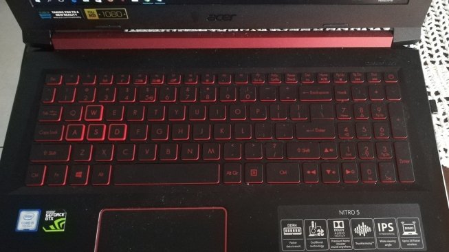 Acer Nitro 5. [Suara.com/Aditya Gema Pratomo]