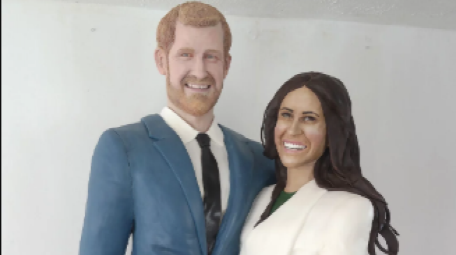 Wow, Kue Ini Seukuran Pangeran Harry dan Meghan Markle