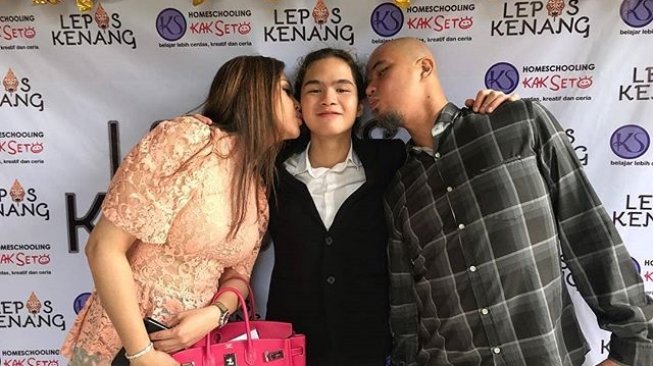 Maia Estianty, Dul, dan Ahmad Dhani. (Sumber: Instagram)