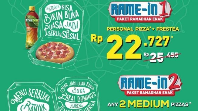 Paket buka puasa. (Twitter/@dominos_id)