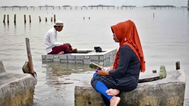 Warga setempat tetap antusias untuk menjalankan tradisi Nyadran.