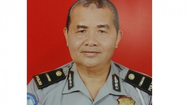 Ipda Auzar, korban penyerangan Mapolda Riau oleh gerombolan teroris menggunakan Toyota Avanza BM 1192 RQ, Rabu (16/5/2018). [Riau Online]