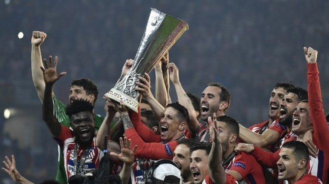 Atletico Madrid juara Liga Europa 2017/2018 (JEFF PACHOUD / AFP)