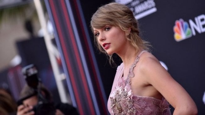 Taylor Swift di ajang Billboard Music Awards 2018. (Lisa O'Connor / AFP )