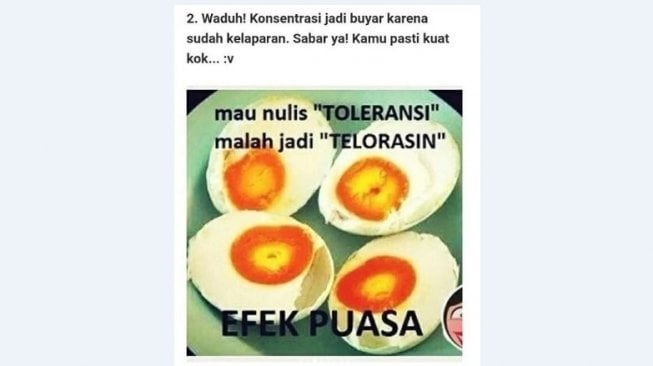 Telor asin. [Instagram/@unique.news]