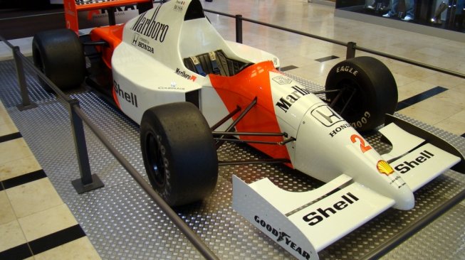 McLaren Honda MP4/5 1989, pendahulu MP4/8A legendaris yang dipiloti Ayrton Senna [Shutterstock]