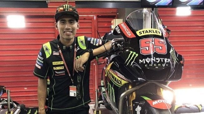 Pebalap Monster Yamaha Tech 3, Hafizh Syahrin. [Instagram@hafizh_syahrin]