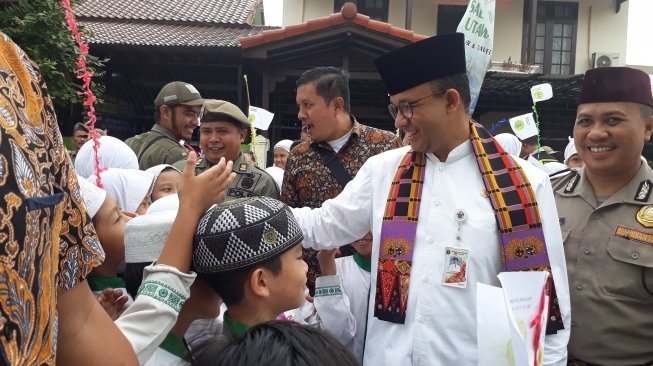 Gubernur Jakarta Anies Baswedan. (Suara.com/Ummi Hadyah Saleh)