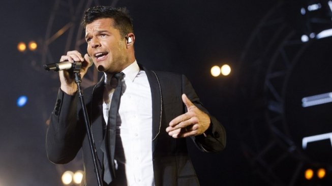 Penyanyi asal Puerto Rico, Ricky Martin (Erika SANTELICES / AFP)