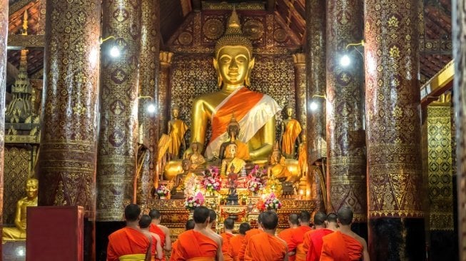 Wat Xieng Thong, salah satu kuil Buddha di Luang Prabang [Shutterstock] 