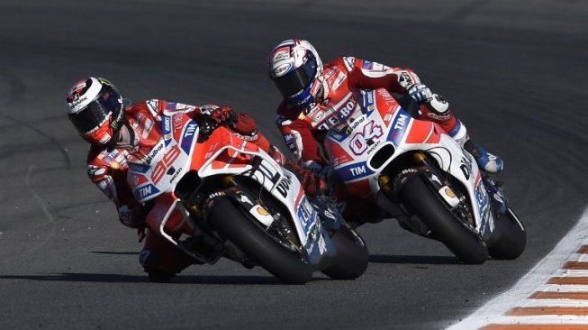 Top 5 Sport: Eks Ducati Jorge Lorenzo dan Dovizioso Perang Komentar Pedas