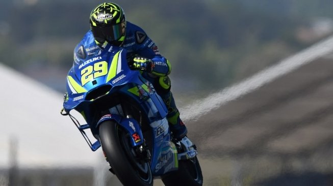 Pebalap Suzuki Ecstar, Andrea Iannone. [AFP/Jean-Francoise Monier]