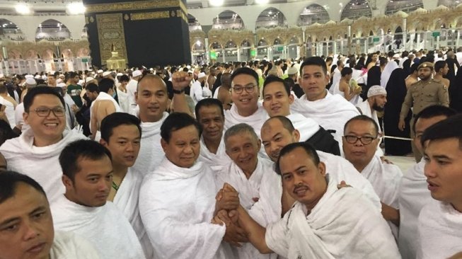 Prabowo-Amien Bertemu di Makkah, Konsolidasi Politik?