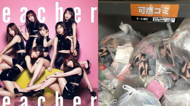 Miris, CD Baru AKB48 Dibuang Fans di Tempat Sampah