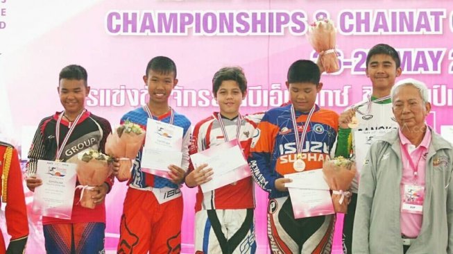 Raiden Raga, Bocah 11 Tahun Juara BMX Asia di Thailand