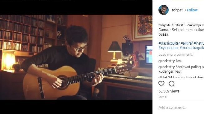 Gitaris Tohpati (@tohpati/instagram).