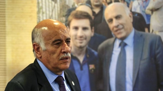 Presiden Asosiasi Sepak Bola Palestina Jibril Rajoub [AFP]