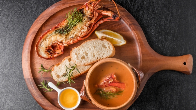 Lobster bisque, ilustrasi [Shutterstock]