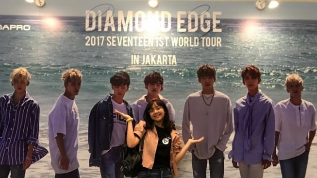 Cinta Kuya di konser Seventeen (cintakuya/instagram).