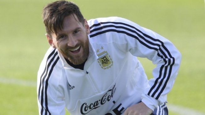 Megabintang Timnas Argentina, Lionel Messi (JUAN MABROMATA / AFP)